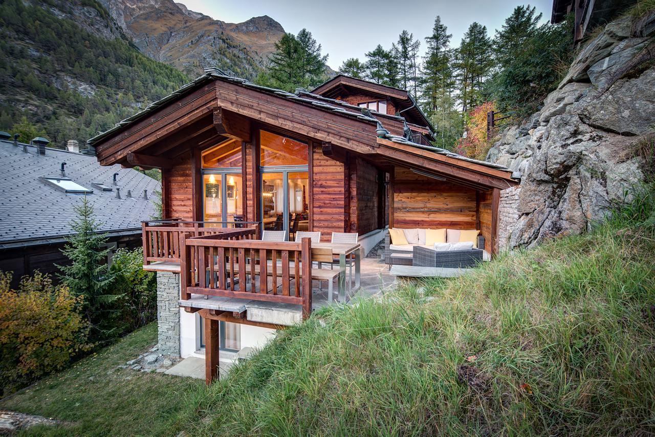 Вилла Chalet A La Casa Церматт Экстерьер фото